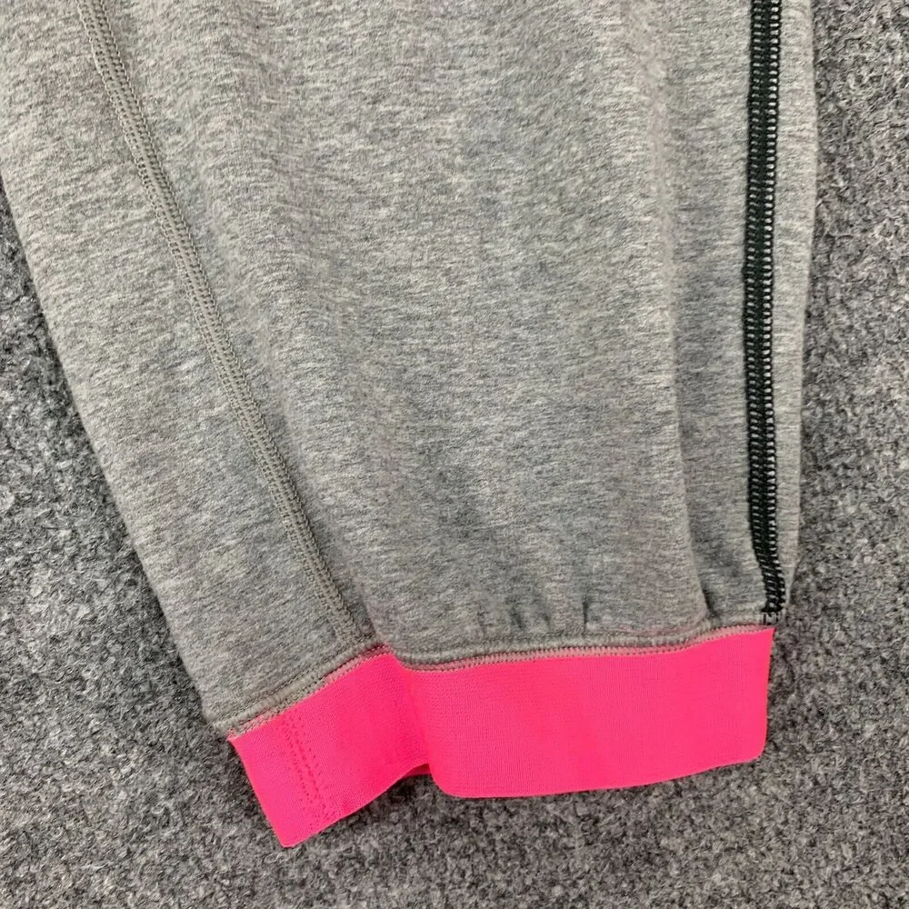 Nike Capri Sweatpants Girls L Large Gray Dri Fit Victory Cotton Nylon Blend Pant